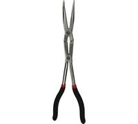KS TOOLS 500.7163 - Pince à Bec Coudée à 45° - Double Articulation, L. 335mm - Idéal pour Pliage Tôle