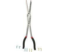 KS TOOLS Pince à circlips à double articulation pour circlips intérieurs avec pointes interchangeables - 500.7035
