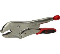 KS TOOLS Pince étau à bec droit avec système d'ouverture / fermeture facile,5...