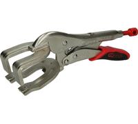 KS TOOLS Pince étau à souder avec système d'ouverture / fermeture facile, 45m...