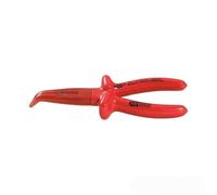 KS TOOLS Pince isolée 1000V à bec demi-rond coudé à 45°, L.205 mm - Pinces et tenailles