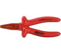 KS TOOLS Pince plate 1.000V tête de travail revêtue 160 mm - 117.1715