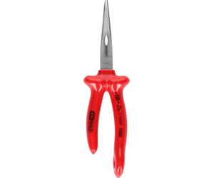 KS TOOLS pince plate 1000V avec anneau de sécurité pour cordon de sécurité