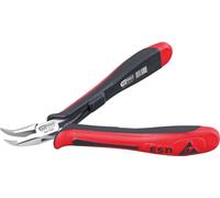 KS TOOLS Pince pointue ESD-courbée-sans taille, 130 mm