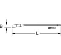 KS Tools KS Tools Brosse à poussière isolée, coudée, 37,5mm Quantité:1