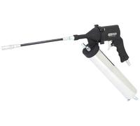 KS Tools Pompe à graisse pneumatique 515.3900 – 400 ml, 6.3 bar, tuyau flexible, buse et tuyère