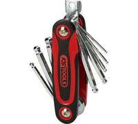 KS TOOLS Porte-clés mâles coudées à tête sphérique 8 pces - 158.3520