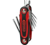 KS TOOLS Porte-clés mâles coudées Torx 8 pces - 158.3510