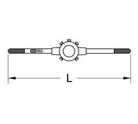 Porte-filières M1,0 - M2,6 KS TOOLS - 331.0001