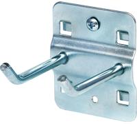 KS Tools Porte-outils double avec extrémité de crochet inclinée, Ø 6 mm, 50mm