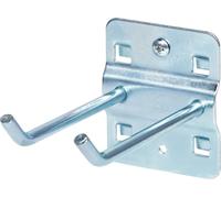 KS TOOLS Porte-outils double avec extrémité de crochet inclinée Ø 6 mm 75 mm - 860.0814