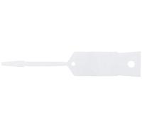 KS TOOLS Portes-clés, blanc, pack de 500, weiß