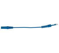 KS TOOLS Prise d'entrée 4,0 mm sur fiche d'adaptateur de test 4,0 mm ronde (bleue) - 150.0977
