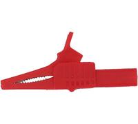 KS TOOLS Prise d'entrée 4,0 mm sur pince crocodile étroite rouge - 150.1678