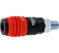 KS TOOLS Raccord de sécurité à air comprimé universel 3-en-1, avec filetage e...