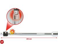 KS TOOLS Rallonge 3/8" CHROMEplus avec verrouillage 250 mm - 919.3806