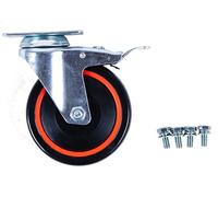 KS TOOLS Roulette pivotante avec frein de stationnement 826.0007-R008P