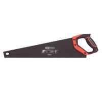 KS TOOLS Scie egoine travaux courant 500mm 3 angles de coupe 9TPI poignée bi-ma