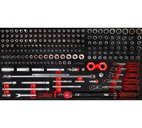 KS TOOLS SCS 1/4"+3/8" Module de douilles, 213 pcs, modules système 1.1/3