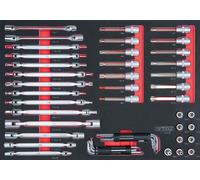 KS TOOLS SCS Jeu de clés 53 pcs. en 1/1 système 711.0053