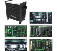 KS TOOLS Servante d'atelier COMPETITION avec 8 tiroirs et 434 outils premium