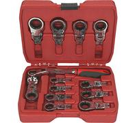 KS Tools Set of ratcheting spanners, 13 pcs.