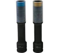 KS TOOLS SlimPOWER Jeu de douilles à impact extra longues 2 pces 1/2", 17+19 mm - 515.0621