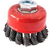 KS TOOLS Stahldrahttopfbürste 0,5 mm Ø 80 mm - 340.0023