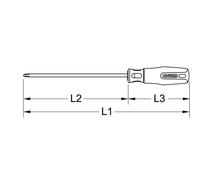 KS Tools TITAN+ tournevis,PH4, 965.0904