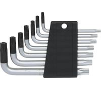 KS TOOLS Torx Jeu de clé mâle, percé, 7pcs Courtes TB10-TB40