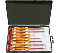 KS TOOLS Tournevis de précision avec isolation de protection pour vis cruciformes PH-Satz 7tlg. - 500.6165