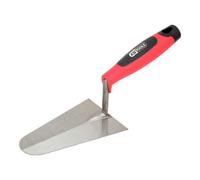 Truelle italienne ronde - lame acier - manche bi-composant - 180 mm -