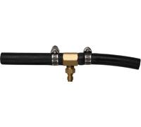 KS TOOLS Tuyau adaptateur pour petite valve Schrader 5/16 "x32 UNF filetage femelle et raccord de tuyau 1/4" - 150.2365