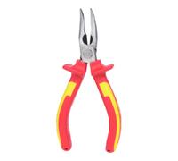 KS Tools 117.1120 Pince à bec demi-ronds isolé 1000 V à poignées bi-composants Longueur 150 mm