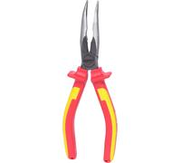 KS TOOLS VDE Pinces à bec demi-rond coudé, 205mm