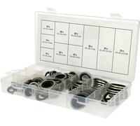 KS TOOLS Werkzeuge-Maschinen GmbH Assortiment de bagues d'étanchéité composites, Ø 6-24mm, 150 pcs (970.0760)