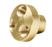 KS TOOLS Werkzeuge-Maschinen GmbH Distributeur triple d'air comprimé en laiton 1/4, 41mm (515.3375)