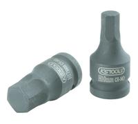 KS TOOLS Werkzeuge-Maschinen GmbH Douille à chocs 1/2, six pans creux, courte, 7/16 (911.0991)