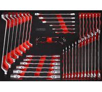 KS TOOLS Werkzeuge-Maschinen GmbH jeu de clés dans plateau en mousse, 41 pcs (811.1041)