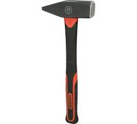 KS TOOLS Werkzeuge-Maschinen GmbH Marteau de machiniste avec manche en fibre de verre, 1500g (142.1404)