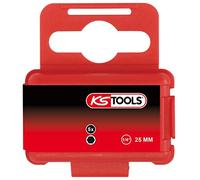 KS Tools Wiha 918.3402 Lot de 5 embouts TORSIONpower 1/4" 6 pans, 25 mm, 1,5 mm