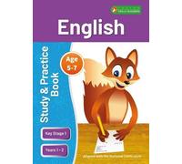 Ks1 English Study And Practice Book For Ages 5-7 (Years 1 - 2) Perfect For Learning At Home Or Use In The Classroom