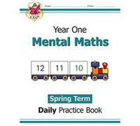 KS1 Mental Maths Year 1 Daily Practice Book Spring Term by CGP Books CGP Books (Auteur)