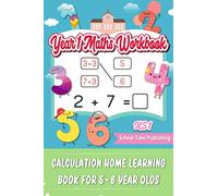 KS1 Year 1 Maths Workbook: Calculation Home Learning Book for 5-6 Year Olds