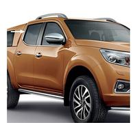 KS1300 - Moulures décoratives en Acier Inoxydable chromé, moulures de fenêtre, Rebord de fenêtre, arrière 2 pièces, Convient pour Navara à partir de 2016