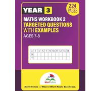 KS2 Maths Year 3 Workbook for Ages 7-8: Master Key Topics at Home (Merit Tutors)