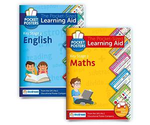 KS2 Pack d'étude mathématiques et anglais | Affiches de poche : les guides de révision format poche | Spécification KS2 | Édition numérique gratuite avec plus de 1 600 questions d'évaluation