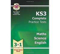 KS3 Complete Practice Tests - Science, Maths and English Parsons, Richard (Auteur)