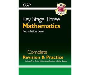 KS3 Maths Complete Revision & Practice - Foundation (includes Online Edition, Videos & Quizzes)