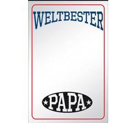 KS31 Fun - Meilleur papa du monde - Miroir imprimé